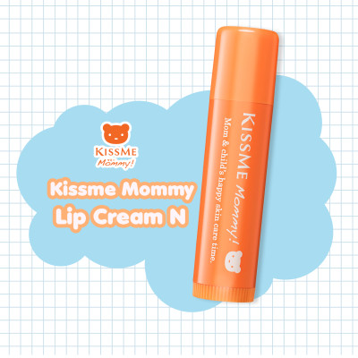 Kem Dưỡng Môi Kissme Mommy Chống Nứt Nẻ Dành Cho Bé Từ 06 Tháng Tuổi Và Da Nhạy Cảm Lip Cream (2.5G)