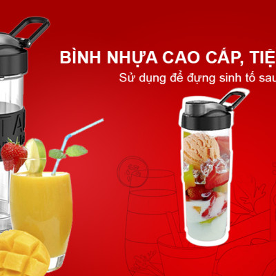 Máy Xay Sinh Tố Đa Năng Sunhouse SHD5340B (500W) - Hàng chính hãng