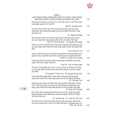 Luật Hành chính Việt Nam: Từ truyền thống đến Nhà nước pháp quyền xã hội chủ nghĩa (bản in 2023)