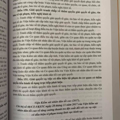 CHỈ DẪN TRA CỨU ÁP DỤNG BỘ LUẬT TỐ TỤNG HÌNH SỰ NĂM 2015
