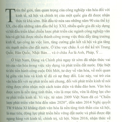 Công Nghiệp Văn Hóa Một Số Nước Châu Âu Và Kinh Nghiệm Cho Việt Nam (Sách chuyên khảo) - Viện Hàn lâm Khoa học Xã hội Việt Nam - Viện nghiên cứu Châu Âu - Nguyễn Thị Ngọc chủ biên