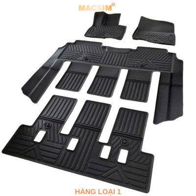 Thảm lót sàn 1 lớp sd3 Kia Carnival 7 chỗ - Nhãn hiệu Macsim -  ( Giảm giá nhưng chất lượng không giảm)