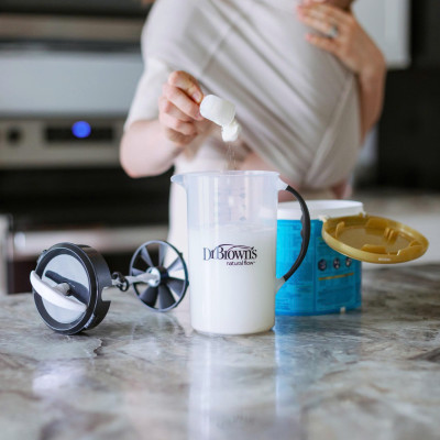 [ AC235 ] Bình Trộn Sữa Công Thức Dr. Brown’s, giúp giảm thiểu lượng không khí bị trộn lẫn vào sữa ( màu đen )