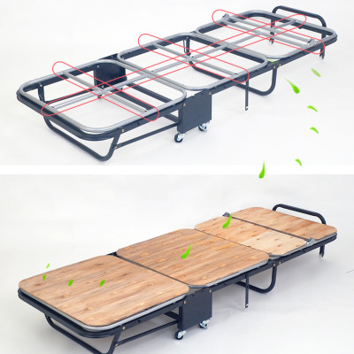 Giường Gấp Gọn 3 Khúc Cao Cấp NIKITA GB365 - Đệm Bọt Biển - Khung Sắt Sơn Tĩnh Điện - Chính Hãng NIKITA