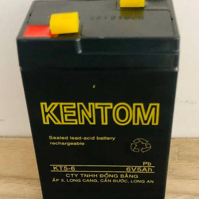 Bình ắc quy cho đèn sạc, xe đồ chơi trẻ em 6V 4.5AH