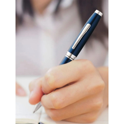 Bút ký bi khô Cross Conventry AT0662-9 sơn mài màu xanh dương cao cấp