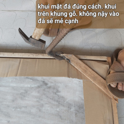 Bàn ăn Mavis mặt đá IBIE