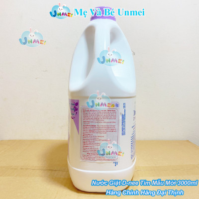 Nước Giặt Quần Áo Em Bé D-nee Hương Lavender 3L - [8851989061535]