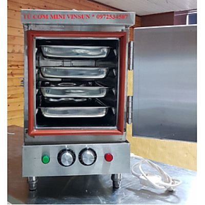 Tủ Nấu Cơm Điện 4 Khay Nấu 08 Kg Gạo Chính Hãng Việt Nam