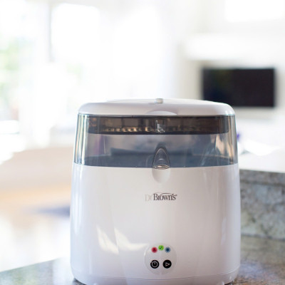 [ AC043 ] Máy tiệt trùng bình sữa, phụ kiện của bình sữa bằng hơi nước Dr. Brown’s