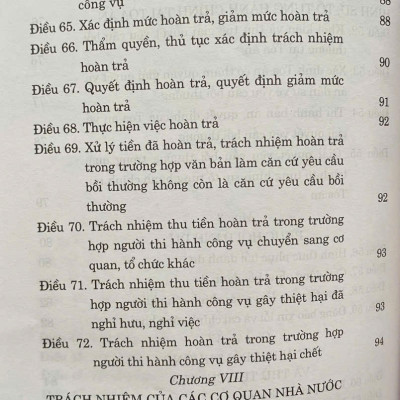 Luật Trách Nhiệm Bồi Thường Của Nhà Nước (Hiện Hành)