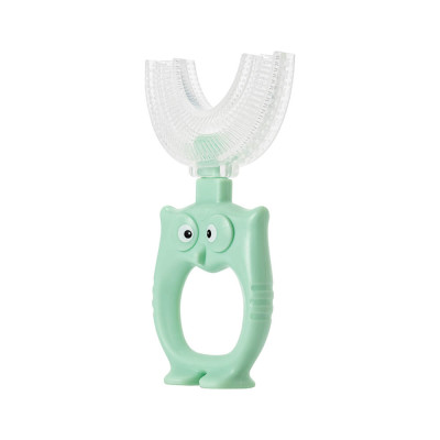 Bàn chải chữ U siêu mềm cho bé Elmich BabyCare EL0752, Hàng chính hãng, đầu silicone mềm mại - JoyMall