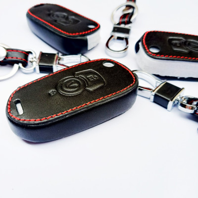 bao da chìa khóa dành cho xe vinfast FADIL màu đen 