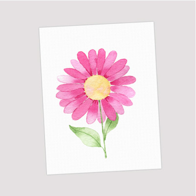 Giấy vẽ màu nước A6 lỡ vẽ các hình dễ thương, giấy vẽ chuyên dụng có vân nhập từ Ý, chất giấy 224gsm 40 tờ CTB784 Green Art - Hàng chính hãng