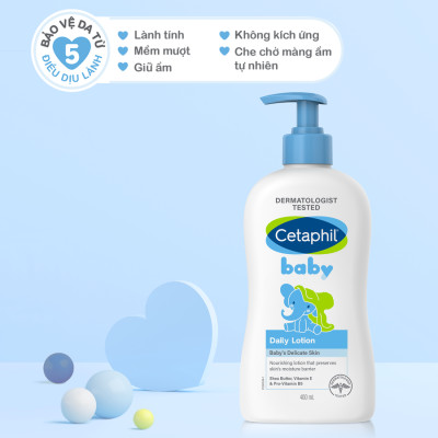 Kem Dưỡng Da Trẻ Em Cetaphil Baby Daily Lotion 400ml