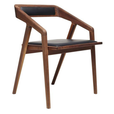 Ghế Gỗ Bọc Nệm Katakana KOZOKA - Nâu Phối Đen