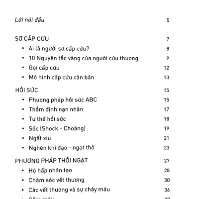Sơ Cấp Cứu Dã Ngoại (Tái Bản 2022)