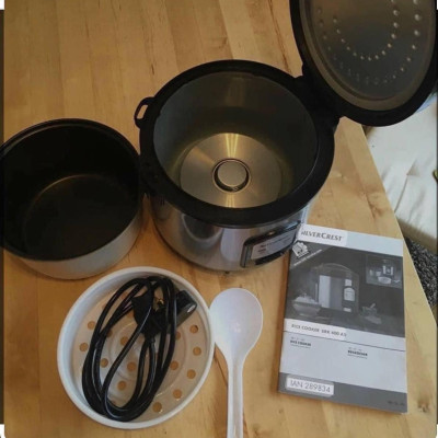 NỒI CƠM ĐIỆN MINI SILVERCREST SRK 400 A2, 1 LÍT Hàng Chính Hãng