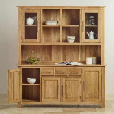 Tủ Chén Cao Rivermead Lớn Gỗ Sồi IBIE DTRIVTLO