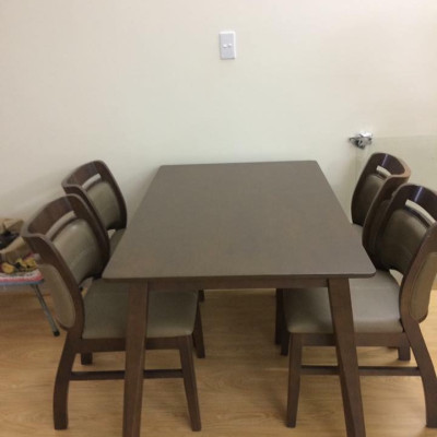 Bộ Bàn Ăn SALA 4 Ghế (Nâu)