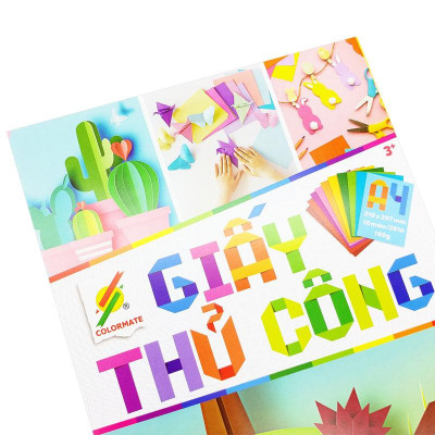 Giấy Thủ Công A4 10 Màu - Colormate GTC-2656 (20 Tờ)
