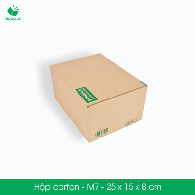 M7 - 25x15x8 cm - 60 Thùng hộp carton