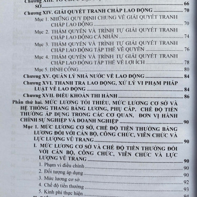 Bộ Luật Lao Động và Hệ Thống Thang Bảng Lương, Phụ Cấp, Chế Độ Tiền Thưởng Đối Với Người Hưởng Lương Làm Việc Trong Các Cơ Quan, Đơn Vị Và Doanh Nghiệp