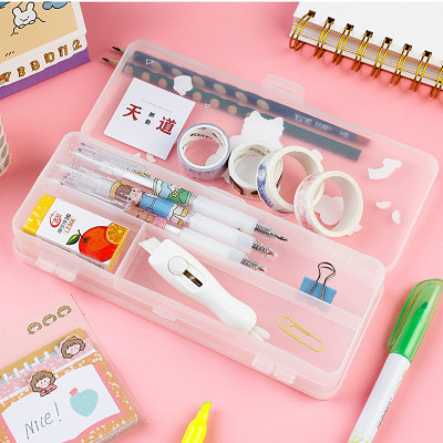 Hộp Đựng Bút 2 Tầng Sáng Tạo Cho Bé - Hàng Chính Hãng ( Màu , Họa Tiết Giao Ngẫu Nhiên )