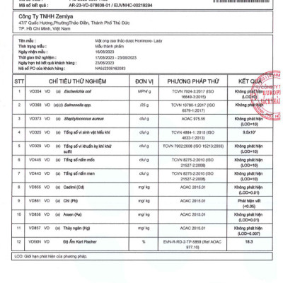 Combo 2 chai Mật ong cao thảo dược Lady giúp ngủ ngon Honimore 310g tặng 1 chai cùng loại - mật ong rừng nguyên chất phối trộn với cao thảo dược