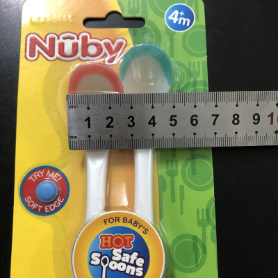 [ 5247-Nuby ] Thìa ăn dặm báo nóng cho bé