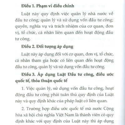 Luật Đầu Tư Công (Sửa đổi, bổ sung năm 2020, 2022)