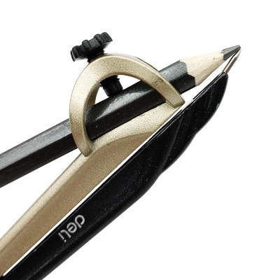 Bộ Compa Kèm Bút Chì Gỗ - Deli EG20402