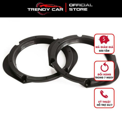 Dưỡng loa, đế loa cánh ô tô vòng đệm size 6.5inch - 160mm hãng Mazda BT50, CX5, CX3, Mazda 5