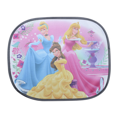 Combo 2 Tấm Che Nắng Ô Tô Tròn Nhỏ NB LX-C034 Hình Công Chúa (36x44 cm)