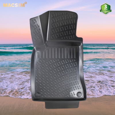 Thảm lót sàn ô tô nhựa TPU Silicon Mercedes GLA 2014-2019 first generation (X156) Nhãn hiệu Macsim