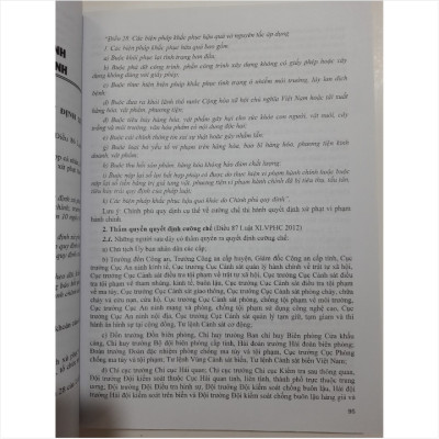 Sách Thủ Tục Xử Phạt Vi Phạm Hành Chính Và Thi Hành Quyết Định Xử Phạt Vi Phạm Hành Chính - V2101P