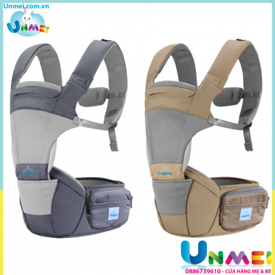 Địu ngồi cao cấp 4 tư thế 2 trong 1 Comfybaby CF818