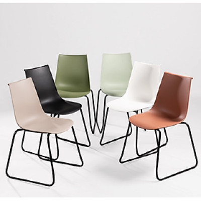 Ghế nhựa chân sắt nhập khẩu Tundo cao cấp JNST Amelie21CT 42 x 43 x 82 cm