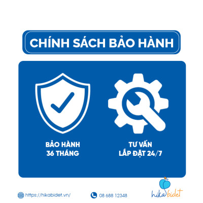 Vòi Xịt Vệ Sinh Thông Minh HIKA BIDET Gắn Bồn Cầu Lạnh, Xịt Rửa Hậu Môn Giảm Thiểu Tối Đa Việc Sử Dụng Giấy Vệ Sinh