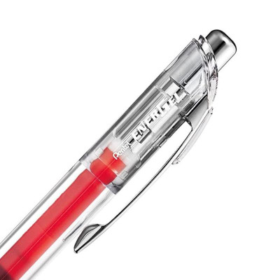 Bút Gel Energel Infree 0.5 mm - Pentel BLN75TL-BX - Mực Đỏ