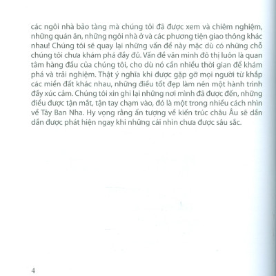 Tây Ban Nha Ấn Tượng Kiến Trúc Xưa Và Nay (In màu) - Đặng Thái Hoàng, Bùi Phương Nga