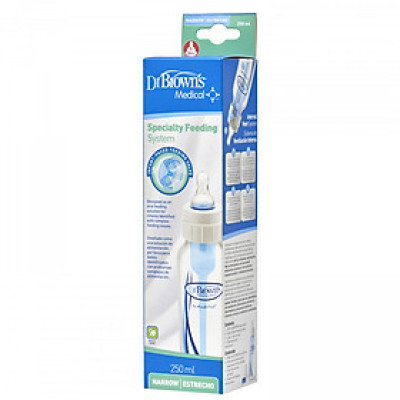 BÌNH SỮA Y TẾ CỔ THƯỜNG 250 ML DR.BROWN