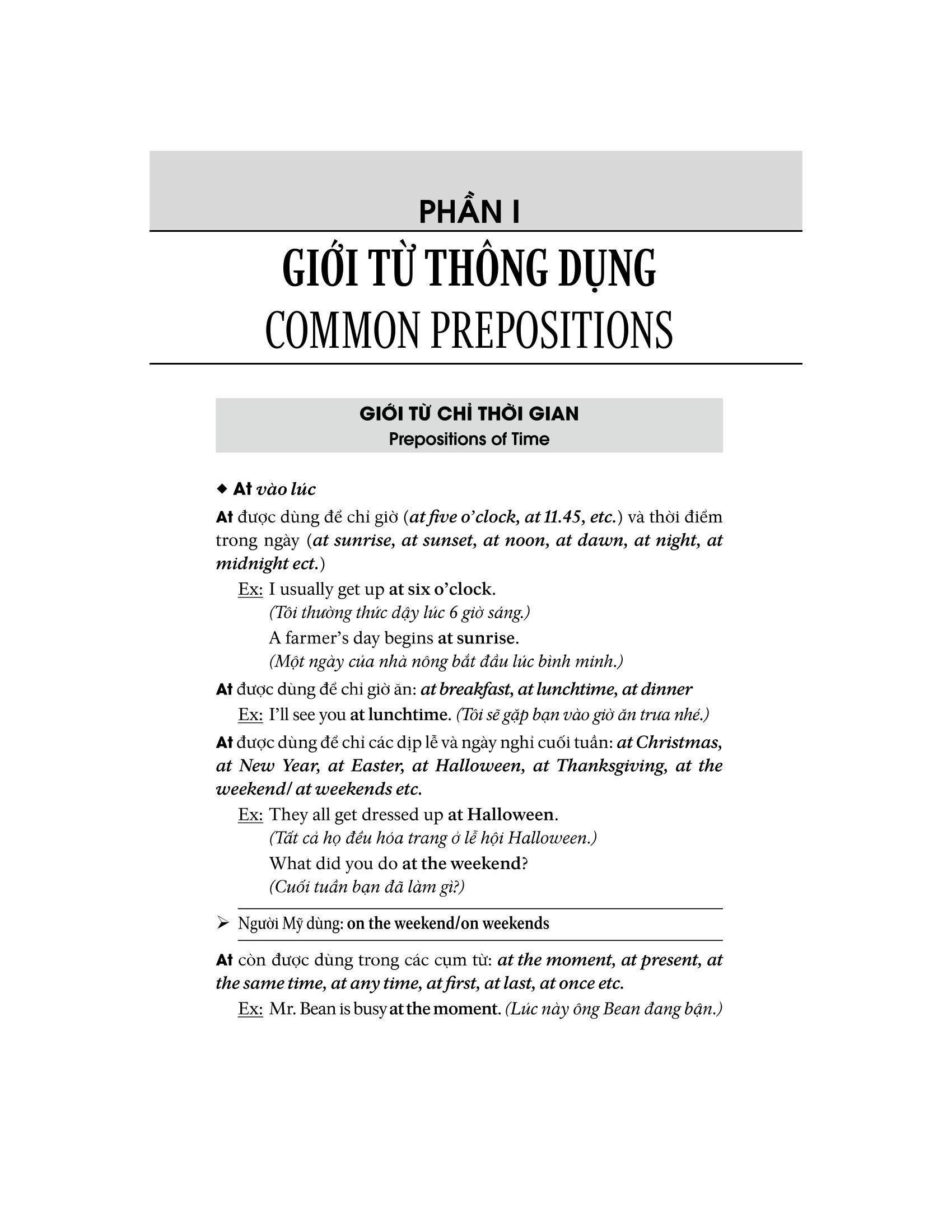 Giới Từ Tiếng Anh (Tái Bản)