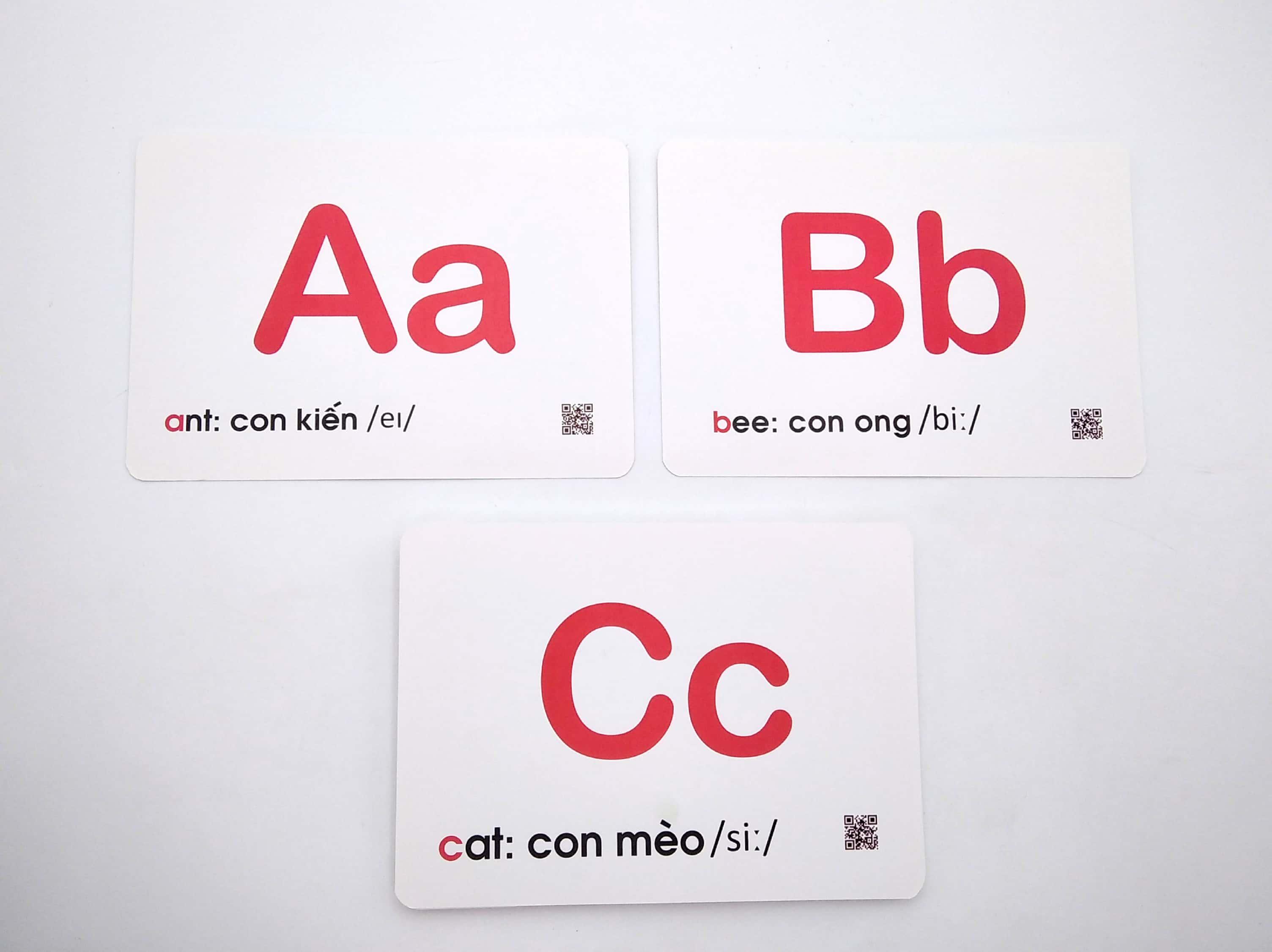Bảng Chữ Cái Tiếng Anh - Giáo Dục Sớm Thẻ Thông Minh Chuẩn Theo Phương Pháp Giáo Dục Của Glenn Doman