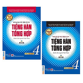 Combo Giáo Trình Tiếng Hàn Tổng Hợp Trung Cấp Tập 4 (Sách Giáo Khoa + Sách Bài Tập) - Phiên Bản Mới / IN MÀU / Sách Học Tiếng Hàn Hiệu Quả Dành Cho Người Việt
