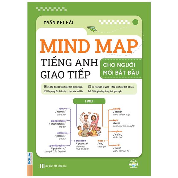 Sách - Mind Map Tiếng Anh Giao Tiếp Cho Người Mới Bắt Đầu