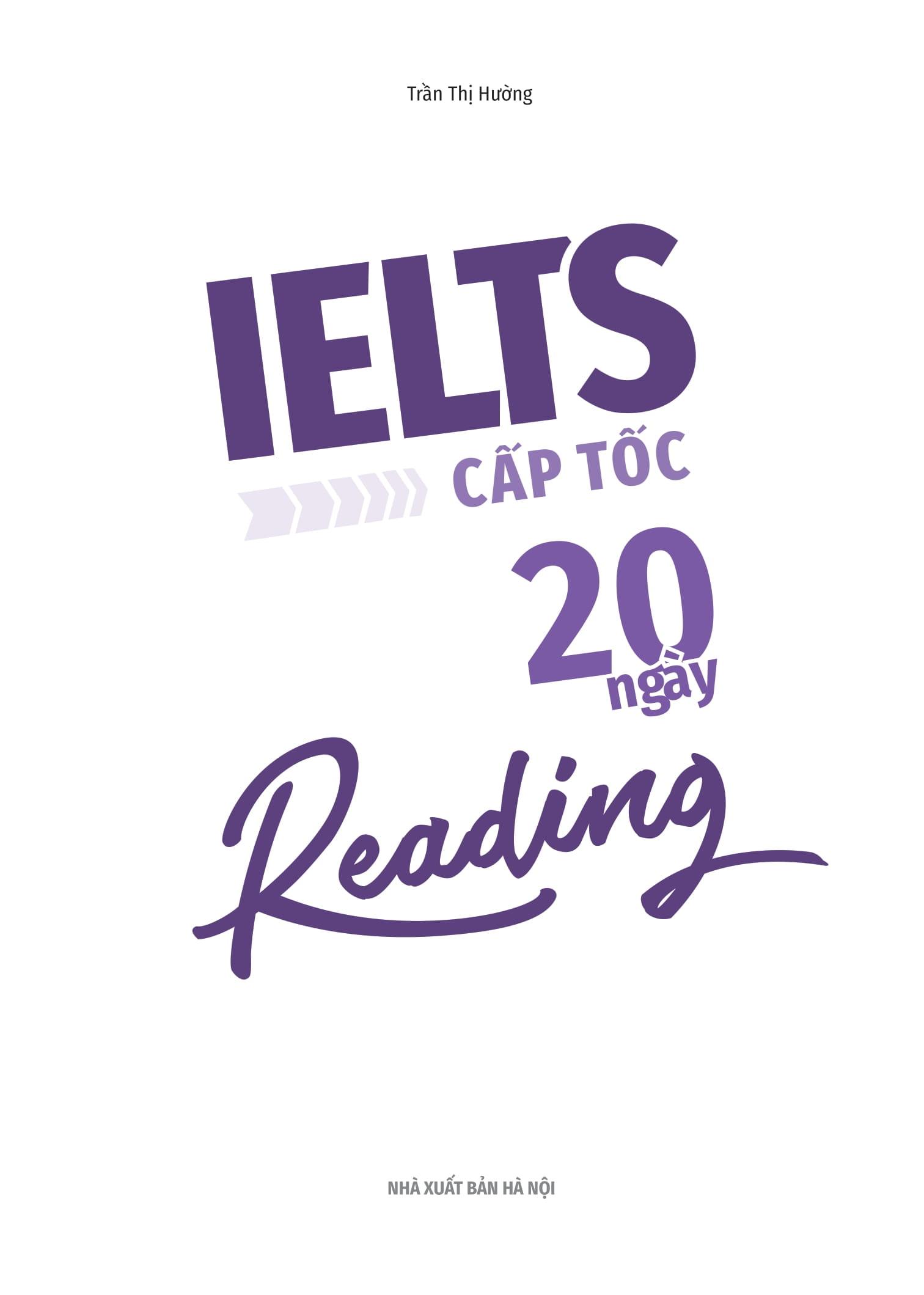 IELTS Cấp Tốc - 20 Ngày Reading