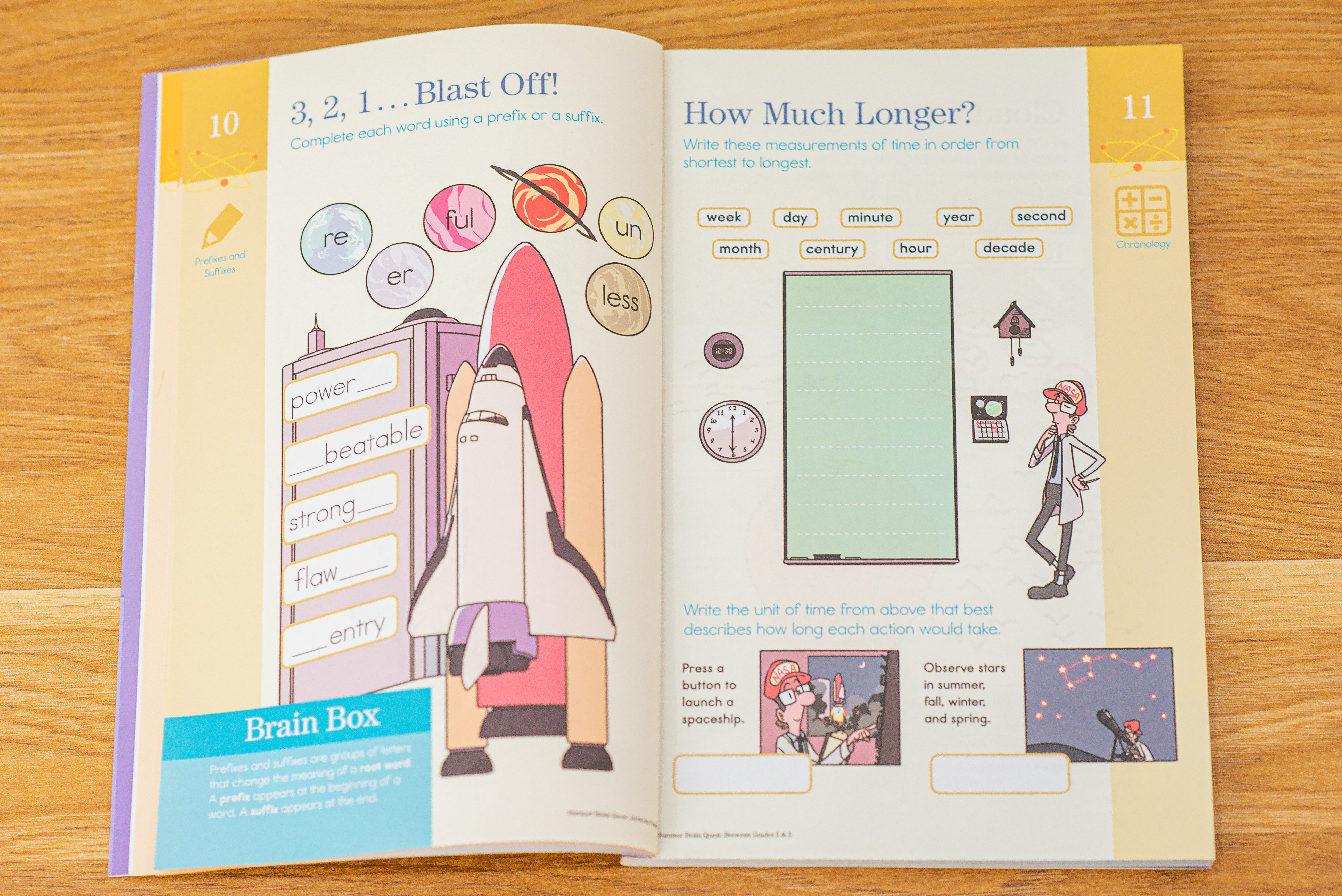 Sách Summer Brain Quest grade 2&3 - Sách cho trẻ bằng tiếng anh ( 7 - 8 tuổi )