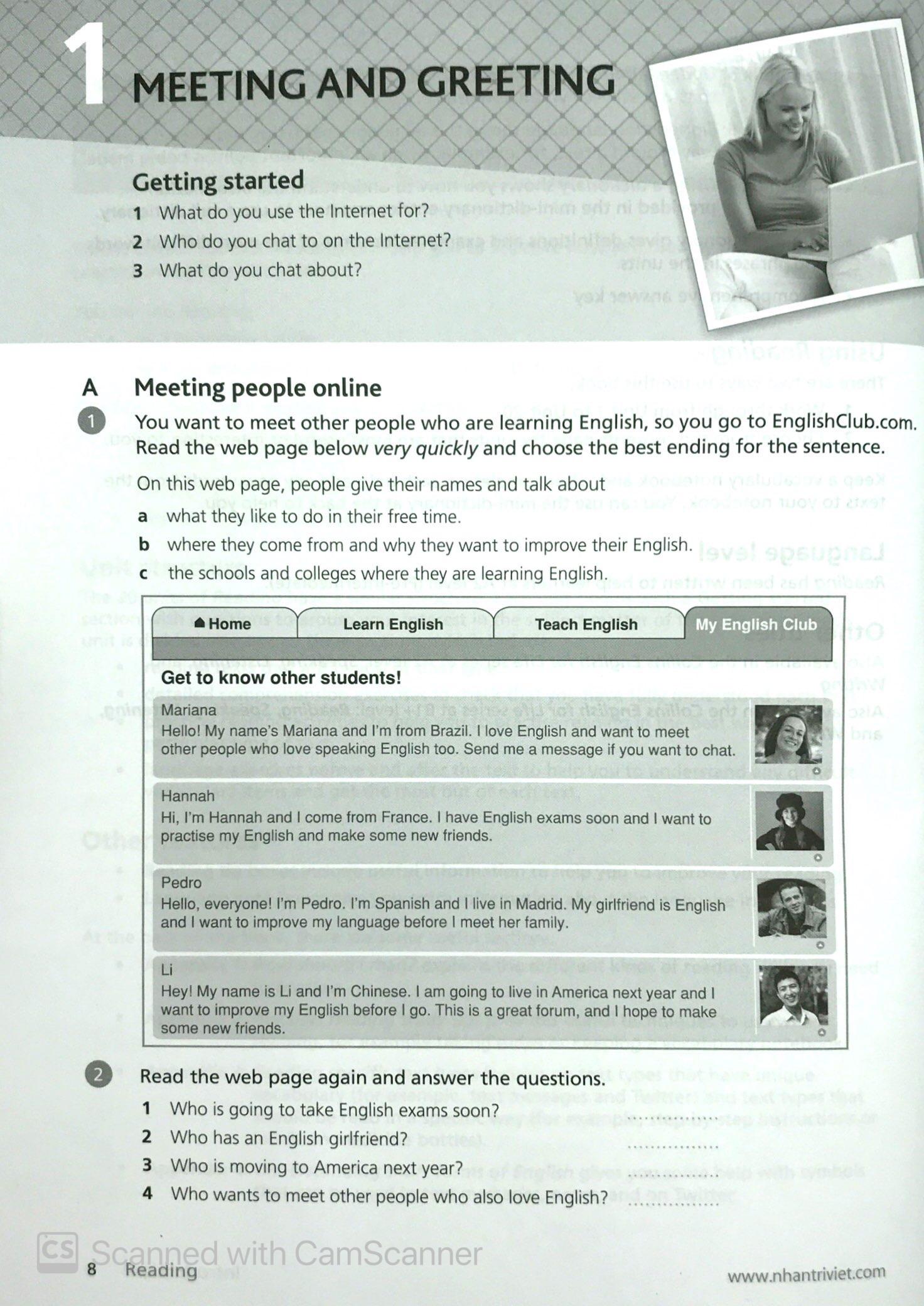 Collins English For Life - Reading (A2 Pre - intermediate)