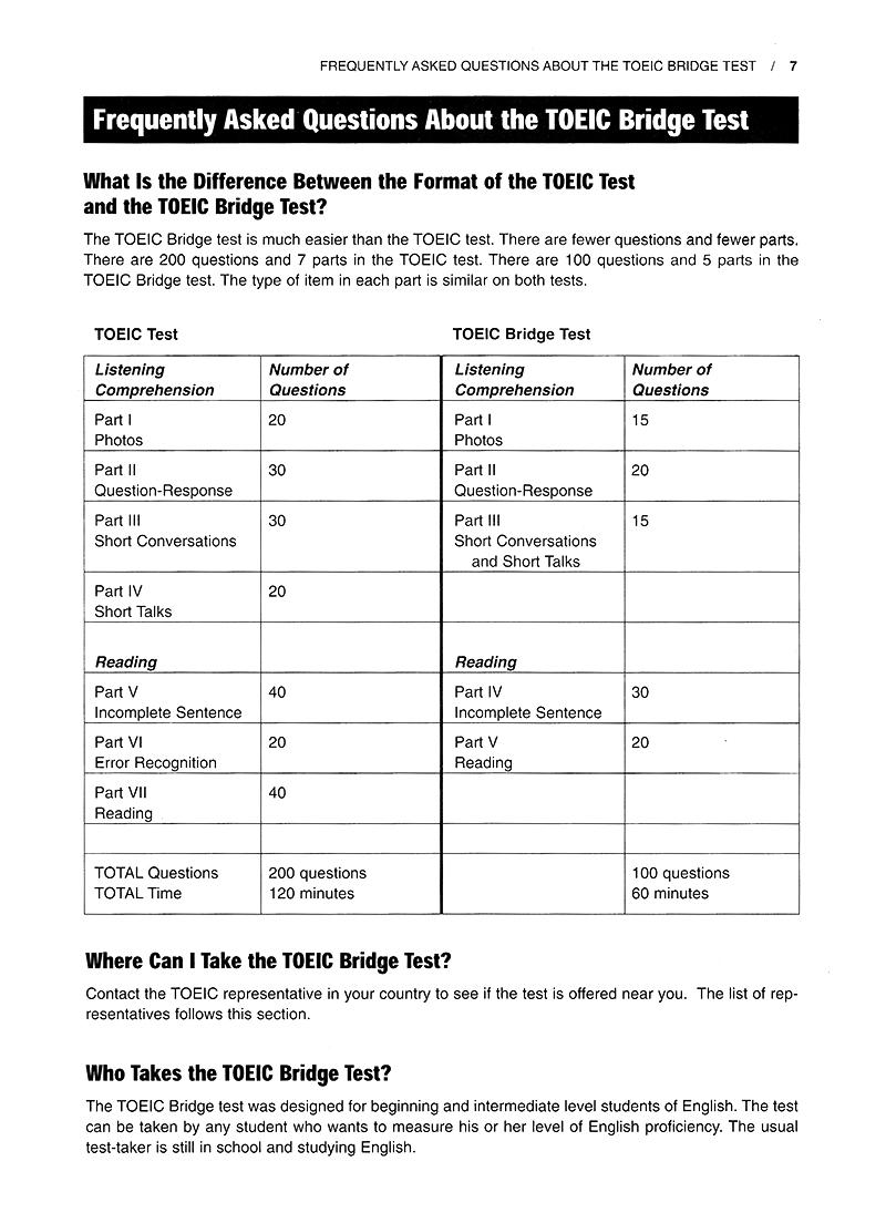 Toeic Bridge Test (Tái Bản)